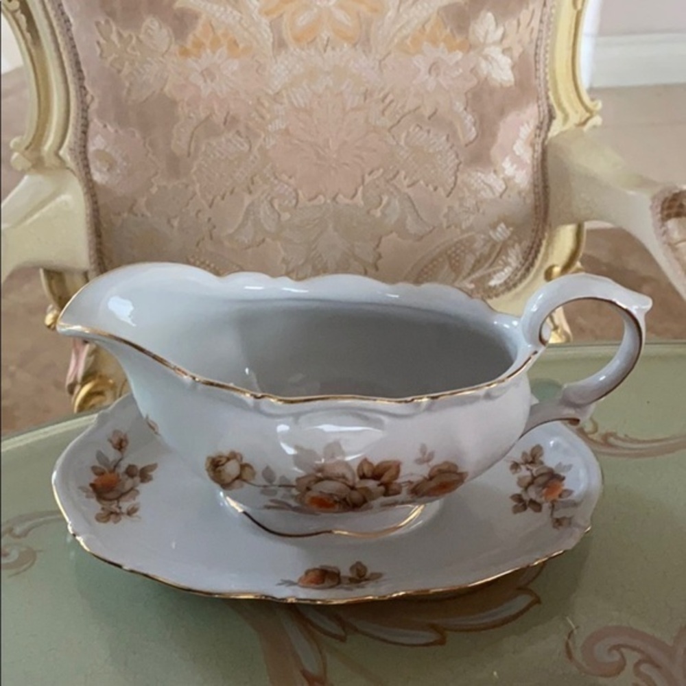 Antique Creamer Norway Rose by Mitterteich